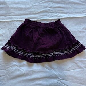 Y2K Covington Deep Purple Mini Skirt Size 18 month